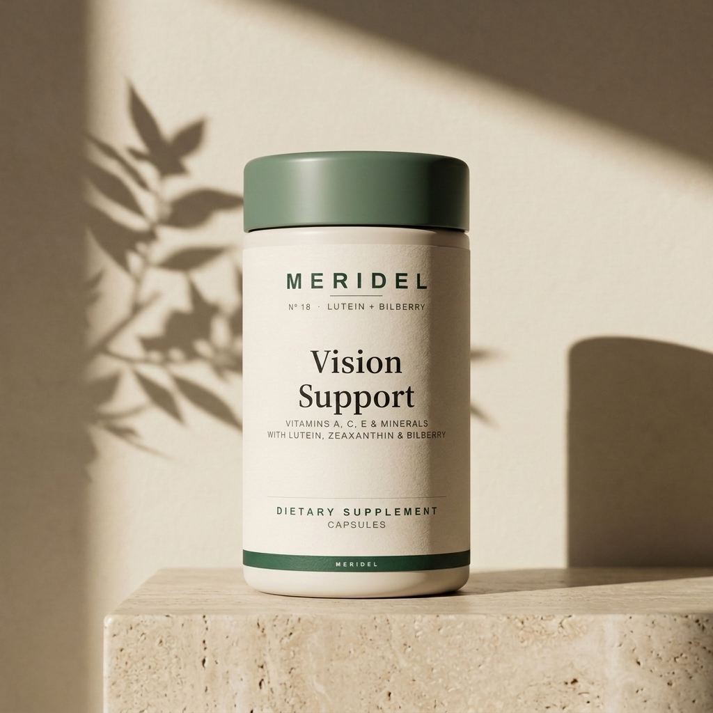 Meridel Vision Support — product bottle